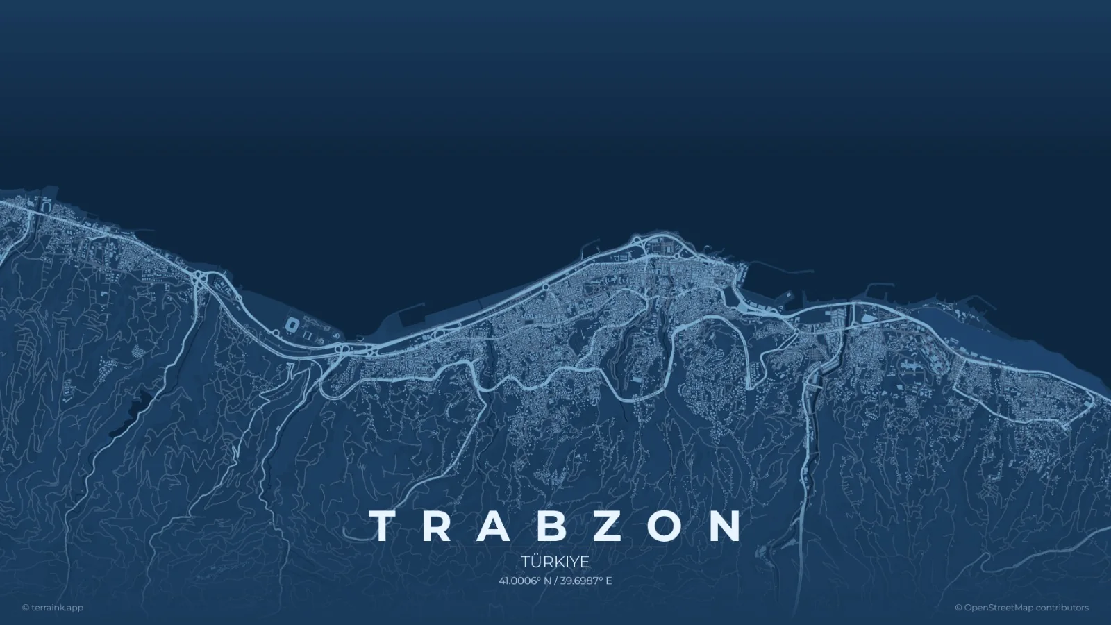 Trabzon şehir haritası